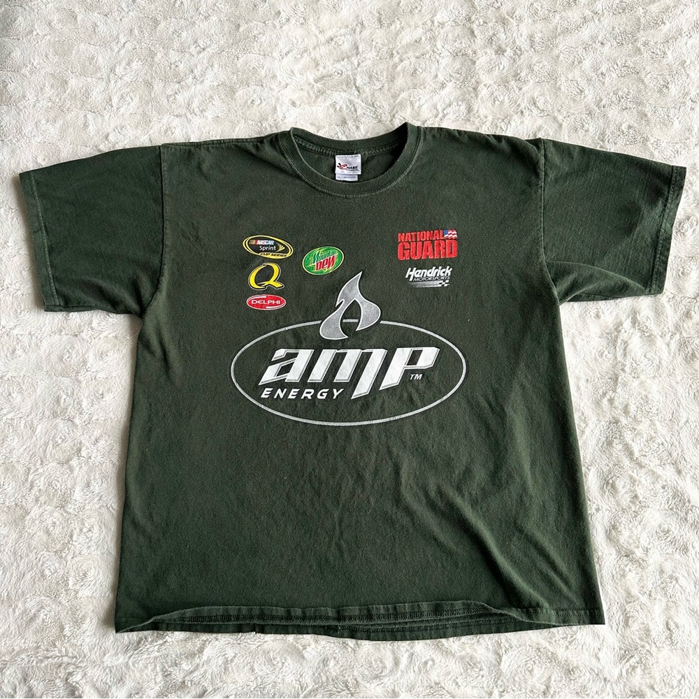 Nascar Shirt Tee Mens XL Dale Earnhardt Jr 88 Amp Energy Mountain Dew Sprint Cup